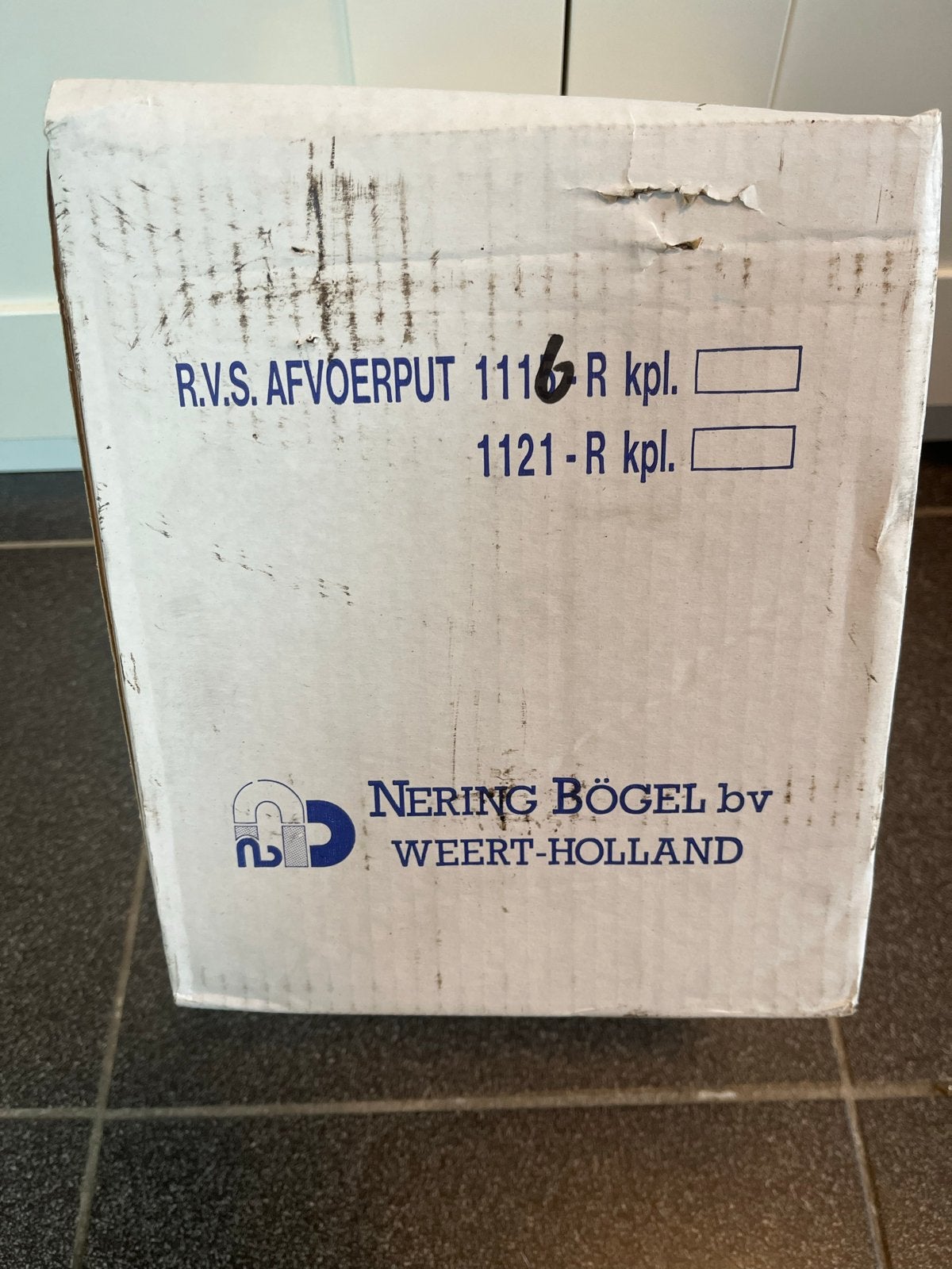 RVS Afvoerput 1116R / 1121-R kpl. Nering Bögel, Ophalen of Verzenden, Nieuw, Rvs, Afvoer