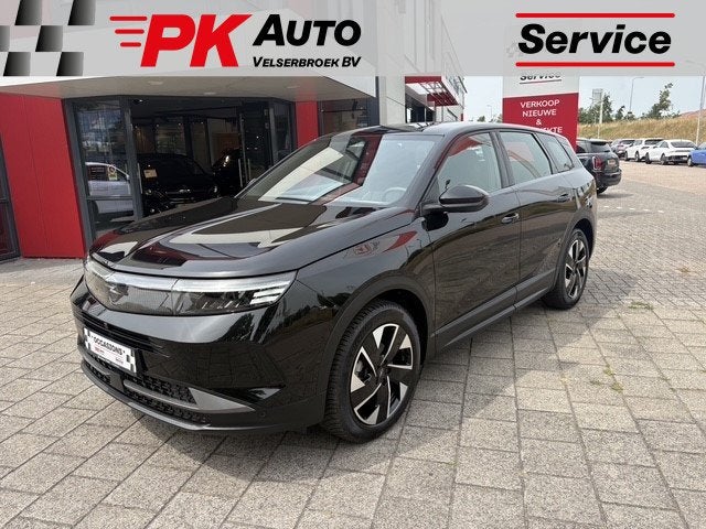 Opel Grandland 1.2 Turbo Hybrid GS | Navi | Camera | Cruise, Auto's, Stof, Gebruikt, 1199 cc, Zwart