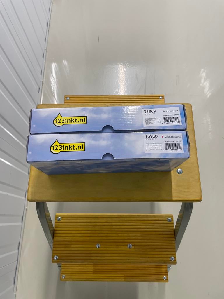 123inkt Cartridges: T5969 Zwart & T5966 Magenta, Ophalen of Verzenden, Nieuw, Cartridge
