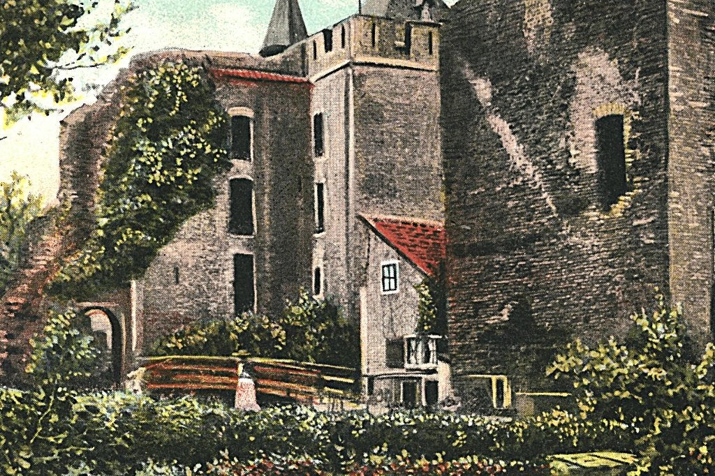 700173 Santpoort Bloemendaal Ruine van Bredero _Geen zegel, Ophalen of Verzenden, Voor 1920, Noord-Holland