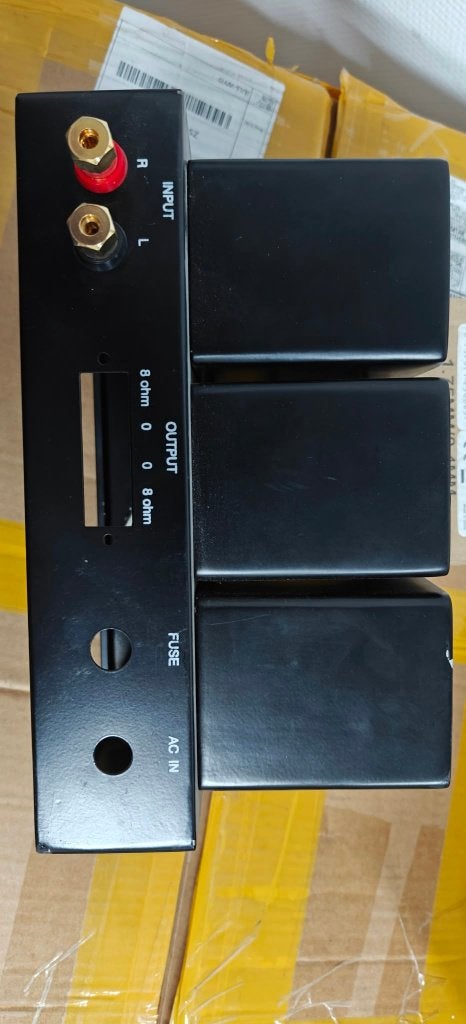 AUREXX  BUIZENVERSTERKER CHASSIS ZWART, Ophalen of Verzenden, Versterker