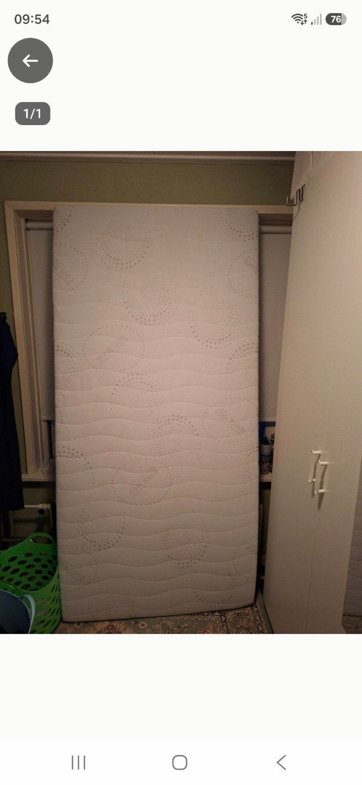matras nieuw 1x2 meter 20 dik, Ophalen, 100 cm, Eenpersoons, Nieuw