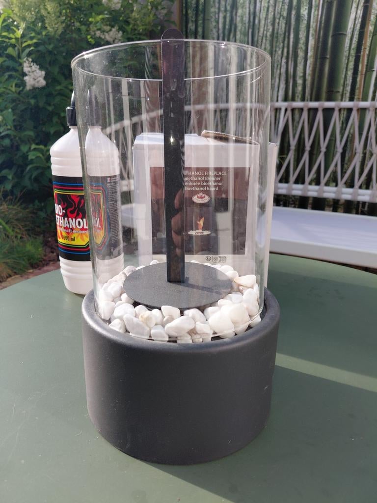 2x tafelhaard + 1 liter Bioethanol, Ophalen, Zo goed als nieuw