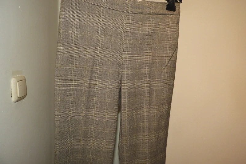Essentiel Antwerp nette broek ruitjes print najaars tinten M, Maat 38/40 (M), Overige kleuren, Verzenden, Zo goed als nieuw