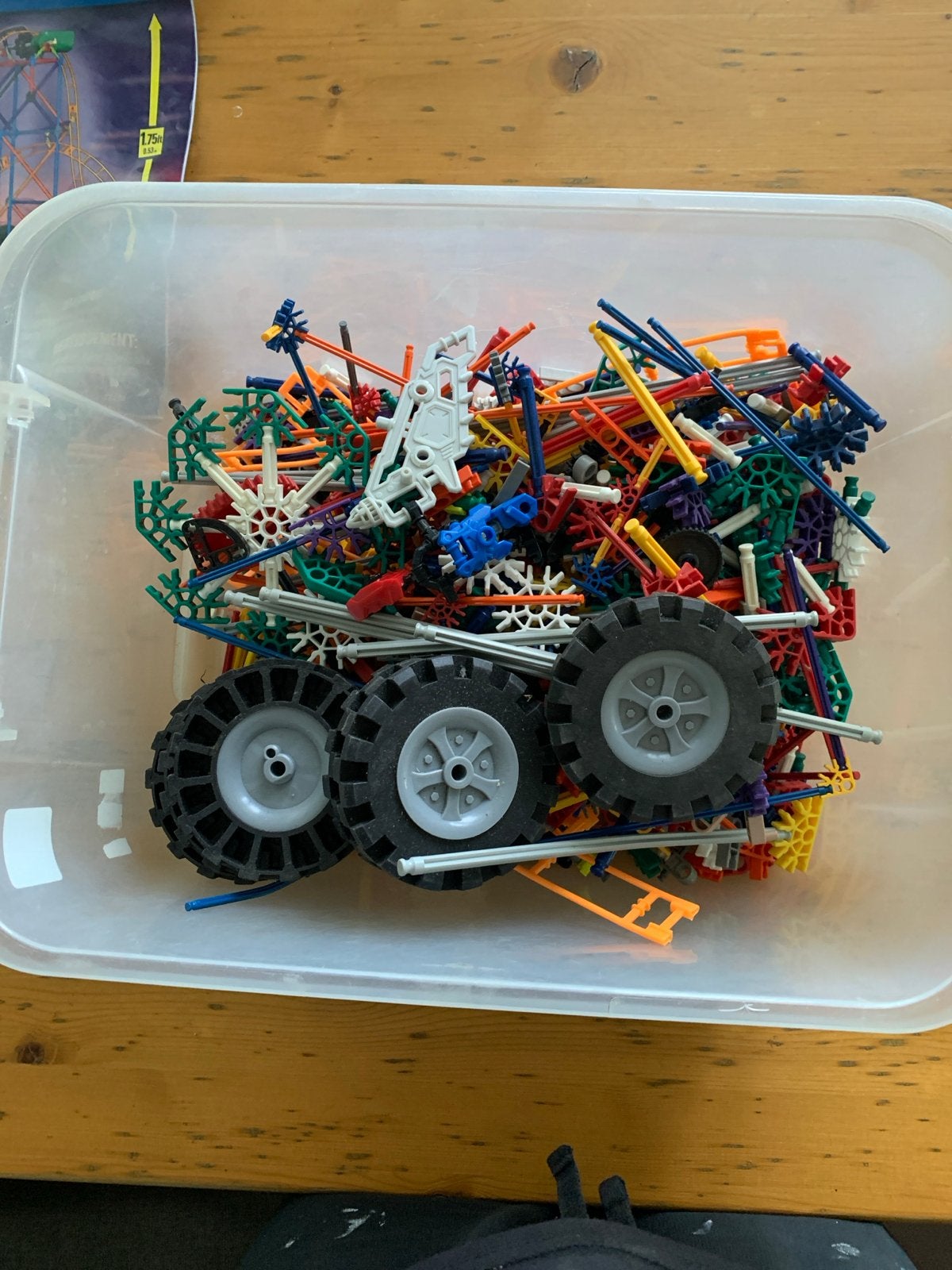 Grote partij K'nex, inclusief achtbaan met instructie, Kinderen en Baby's, Ophalen of Verzenden, Gebruikt, K'nex