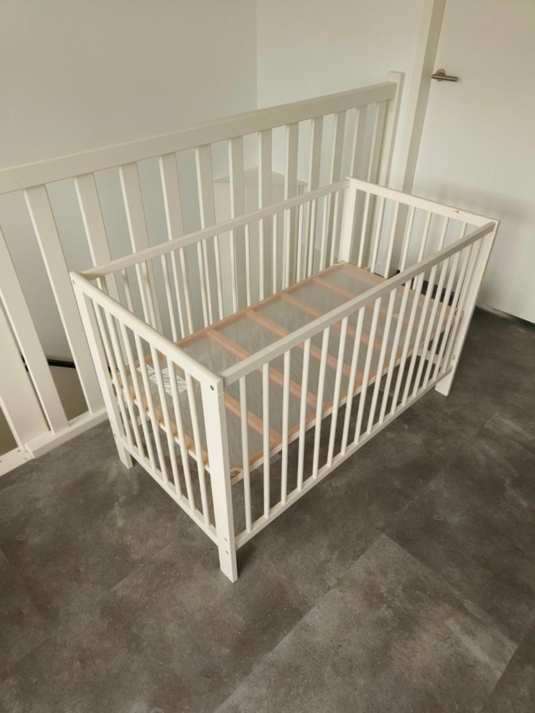 IKEA Gulliver Ledikant/Peuterbed 60x120cm ombouwbaar, Ophalen, Gebruikt, Ledikant