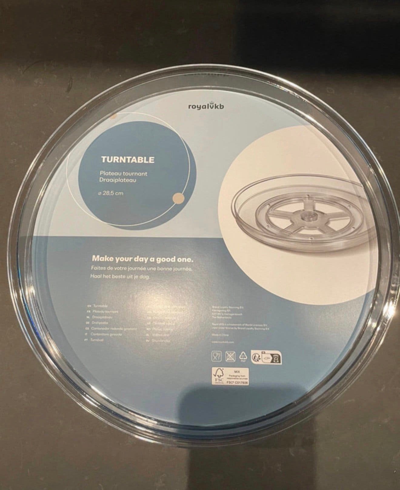 Royal VKB nieuw draaiplateau royalvkb, Ophalen, Nieuw