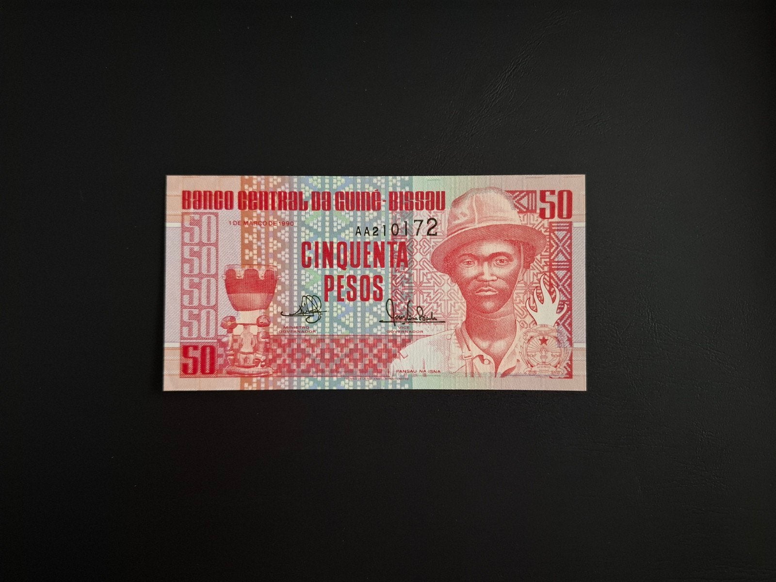50 peso Guinee Bissau #016, Postzegels en Munten, Bankbiljetten | Afrika, Ophalen of Verzenden, Guinee, Los biljet