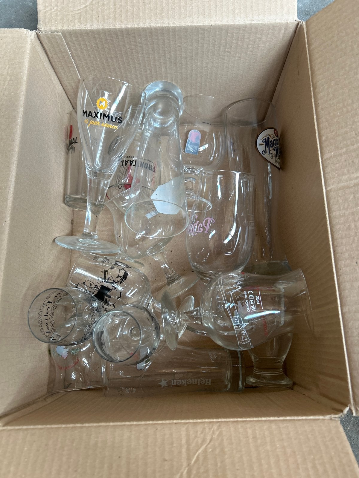Diverse bierglazen, Ophalen, Overige merken, Glas, Overige typen