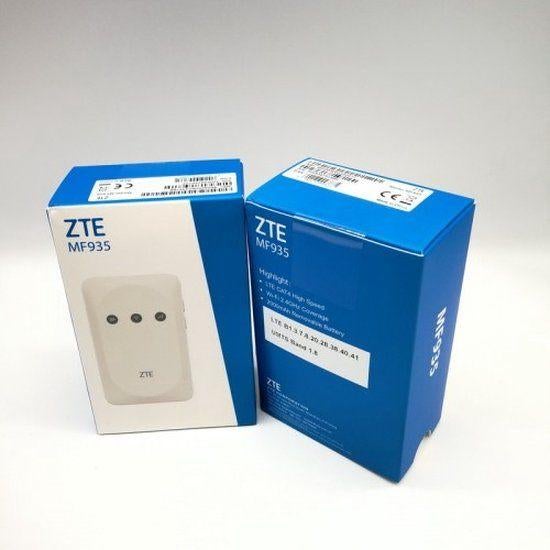 ZTE MF935 - 4G MiFi Hotspot  - Retourkans - ZGAN, Computers en Software, Router met modem, Verzenden, Nieuw, Info@techwebshop.com