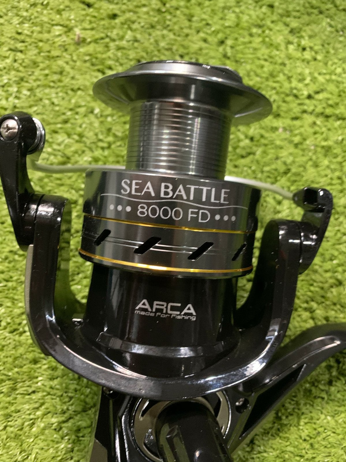 2x nieuwe Arca Sea Battle 8000 zeemolens, aluminium spoel, Watersport en Boten, Hengelsport | Zeevissen, Ophalen of Verzenden