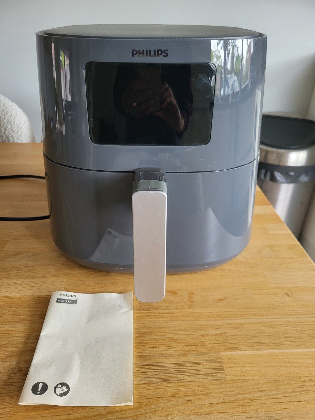 Philips Airfryer HD927X - Zo goed als nieuw, Ophalen, Zo goed als nieuw, Airfryer, 1000 t/m 1499 gram