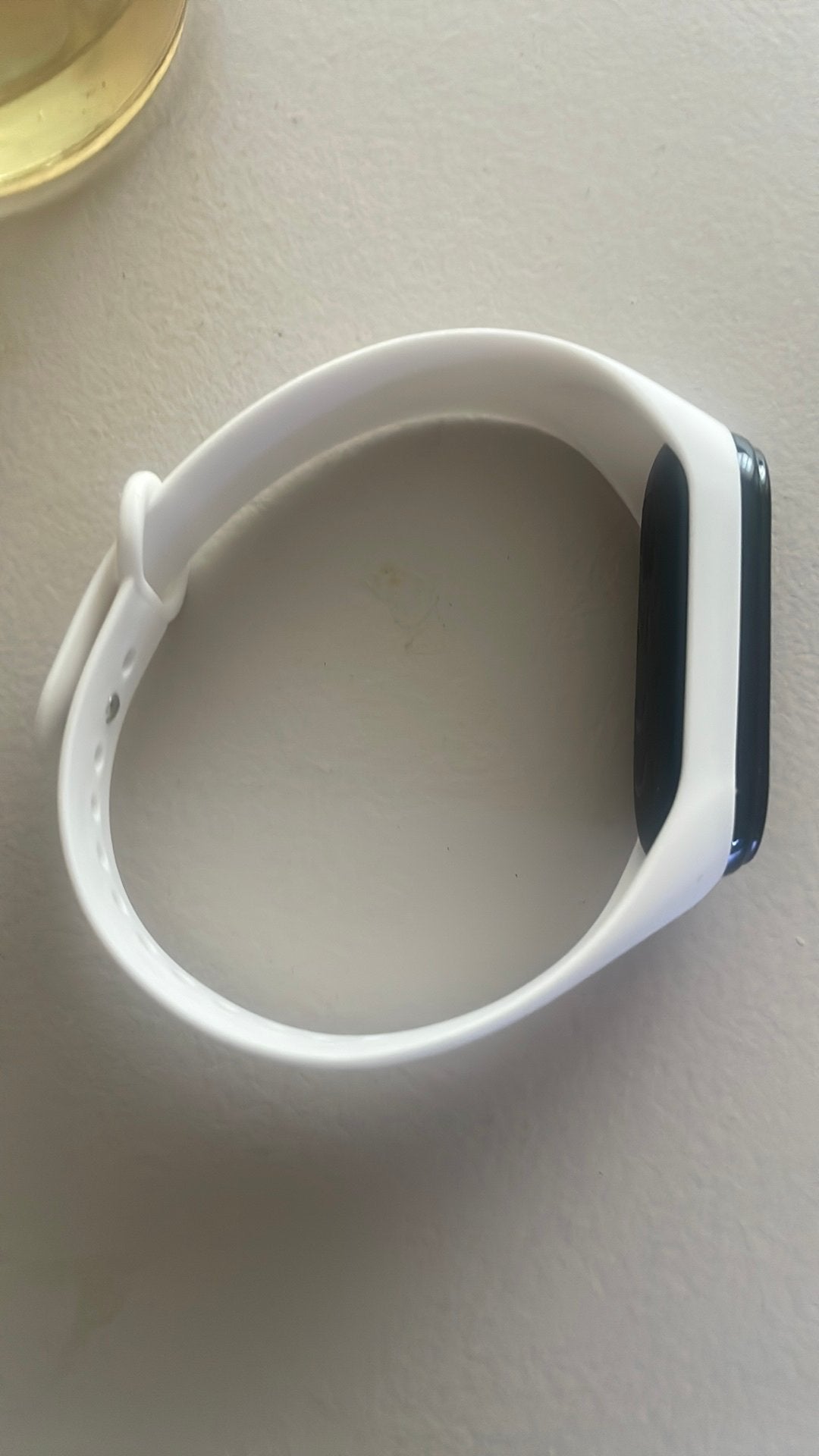 Smart watch kleur wit, Ophalen, Zo goed als nieuw, Zwart, Android