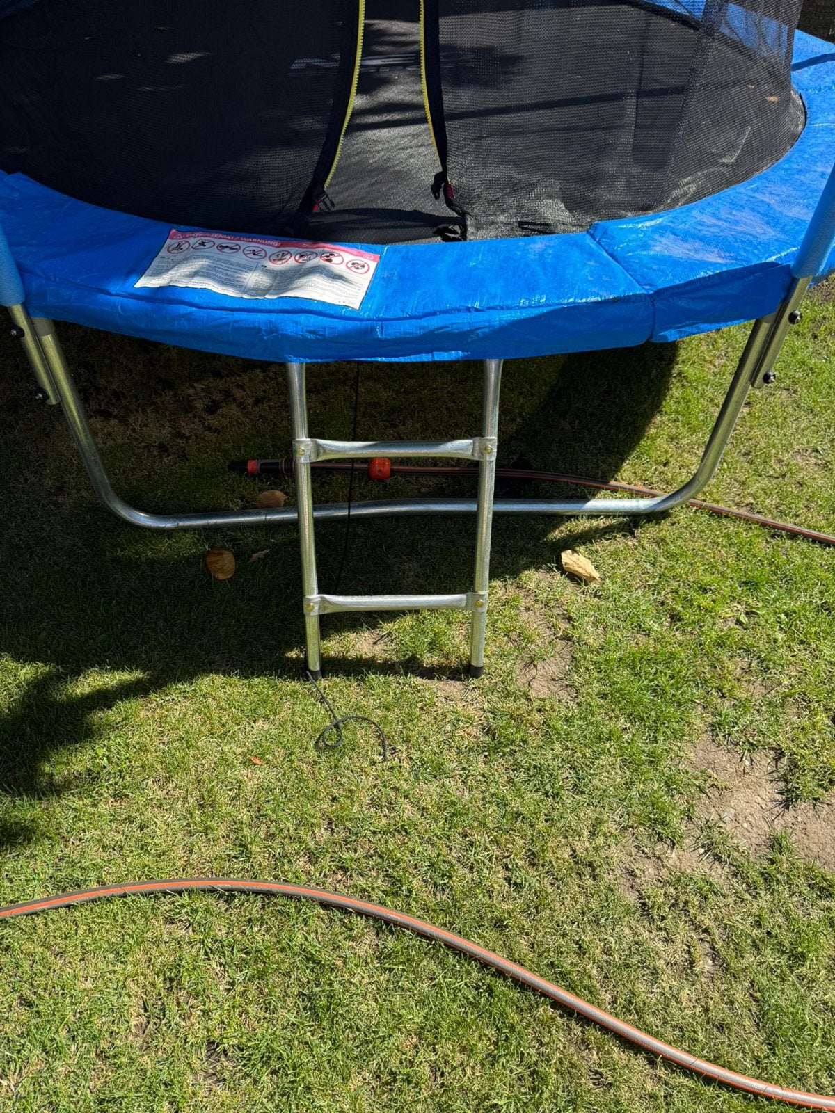 Te Koop. Nieuwe Trampoline. 2,50 breed, veiligheidsnet, trap, Ophalen, Nieuw