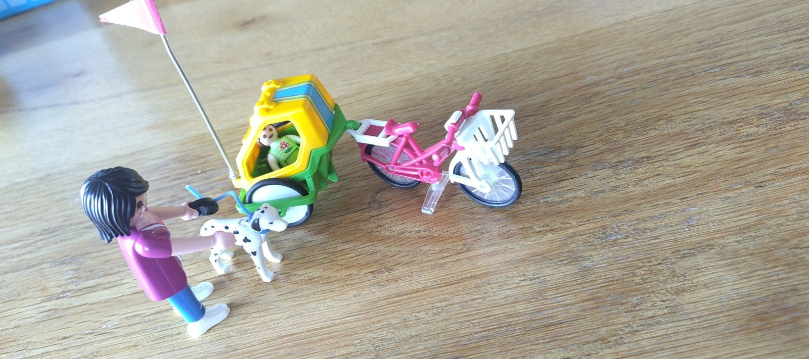 Playmobile fiets met fietskar, Ophalen of Verzenden
