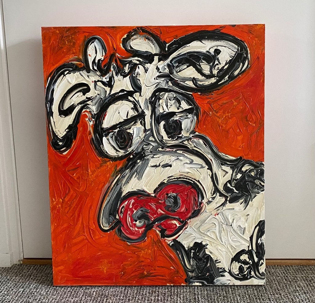 Kleurige Acryl Schilderijen, Antiek en Kunst, Kunst | Schilderijen | Klassiek, Ophalen, Acrylverf, Overige stijlen, Doek