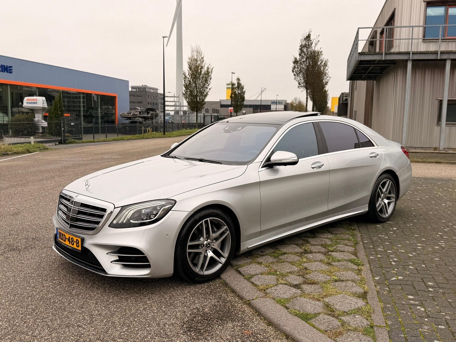 Mercedes-Benz S-Klasse 400 d 340pk 9G-TRONIC Lang 2018 Grijs, Auto's, Automaat, Achterwielaandrijving, 2925 cc, 340 pk