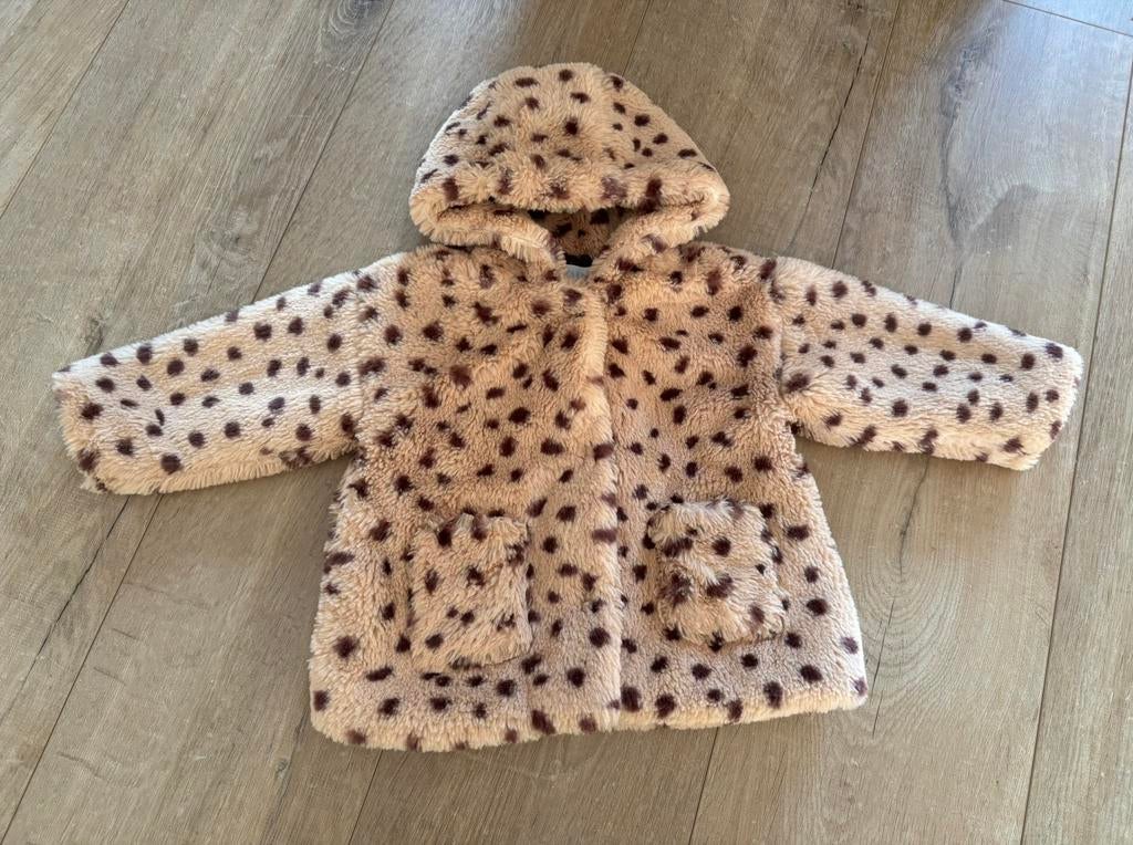 Schattige jas met dierenprint van Zara, maat 80, Ophalen of Verzenden, Zo goed als nieuw, Meisje, Jasje
