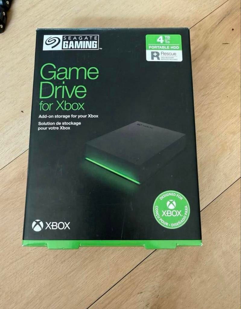 Seagate Game Drive 4TB Externe HDD voor Xbox Console, Ophalen of Verzenden, Nieuw, Overige typen, Xbox Original