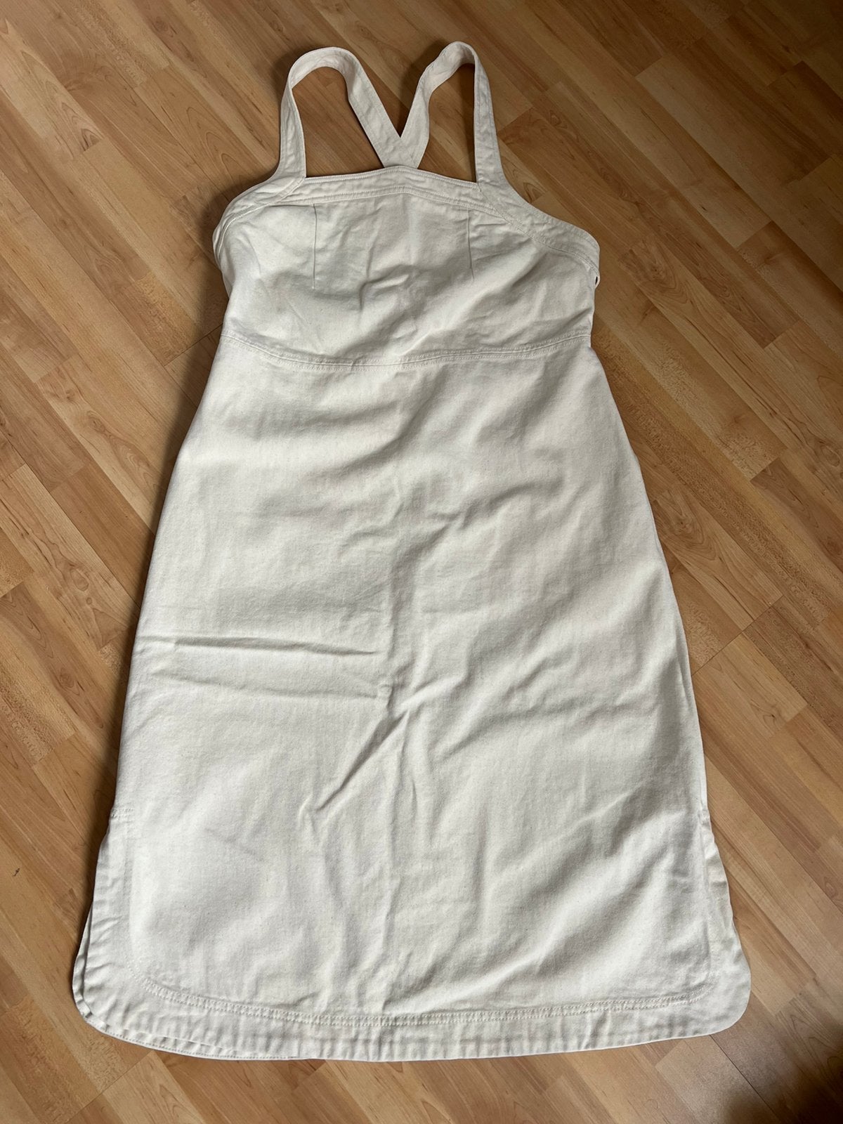 Overgooier jurk, h&m maat L, kleur creme., Beige, Maat 42/44 (L), Ophalen of Verzenden, Zo goed als nieuw