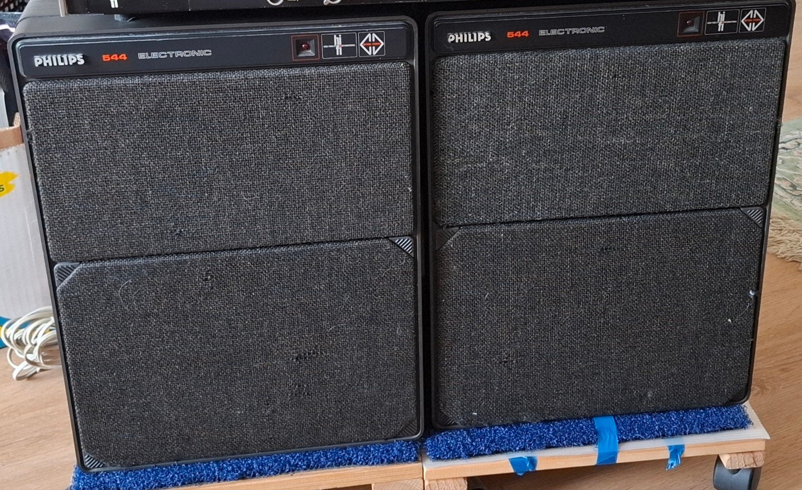 PHILIPS MFB BOXEN 22RH544 2x - Goedwerkend met kabels, Audio, Tv en Foto, Luidsprekers, Stereo speakers, Philips, Inclusief kabels