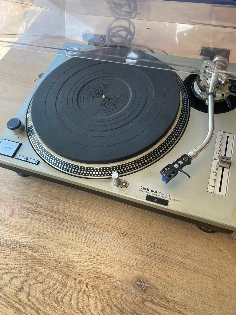 Technics Quartz SL-1200MK2, Audio, Tv en Foto, Gebruikt, Pitch-regelaar, Ophalen of Verzenden, Platenspeler
