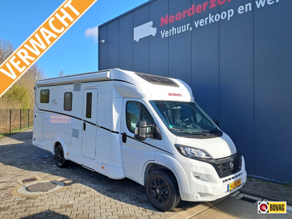 Dethleffs Just Camp T 7052 EB - na huurseizoen 2026, Caravans en Kamperen, Campers, Ringverwarming, Fiat, Koelkast, Bedrijf