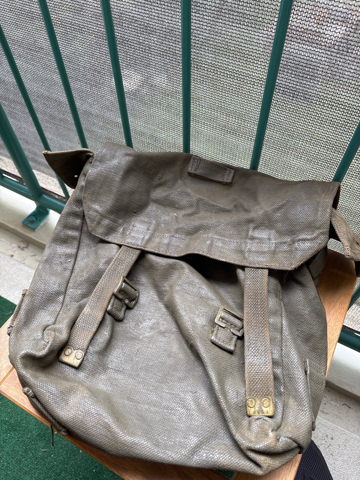 Vintage Leger Rugzak - Authentiek Militair Item, Ophalen, Overige soorten, Overige gebieden, Overige typen