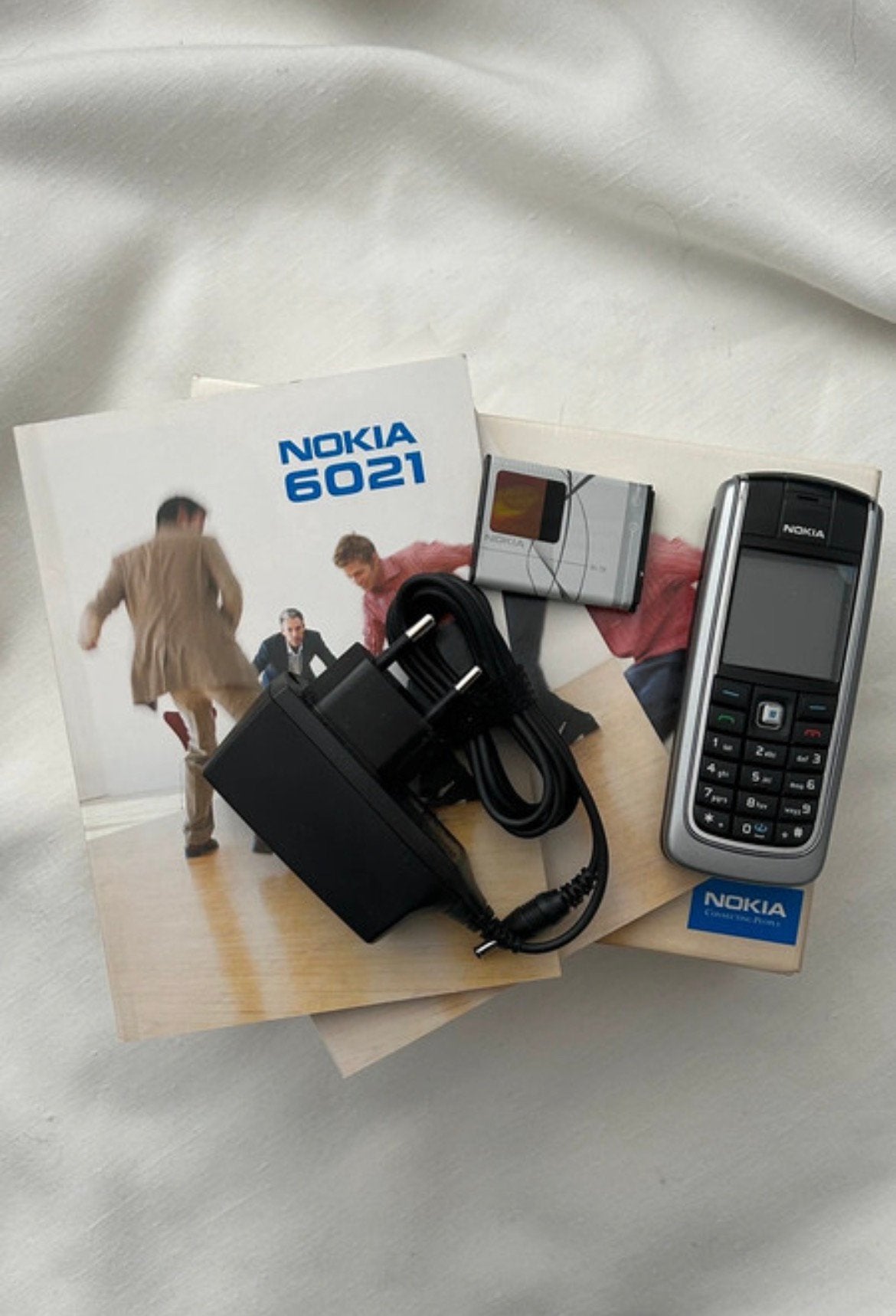 Nokia 6021 met originele doos, Telecommunicatie, Verzenden, Zo goed als nieuw, Zwart