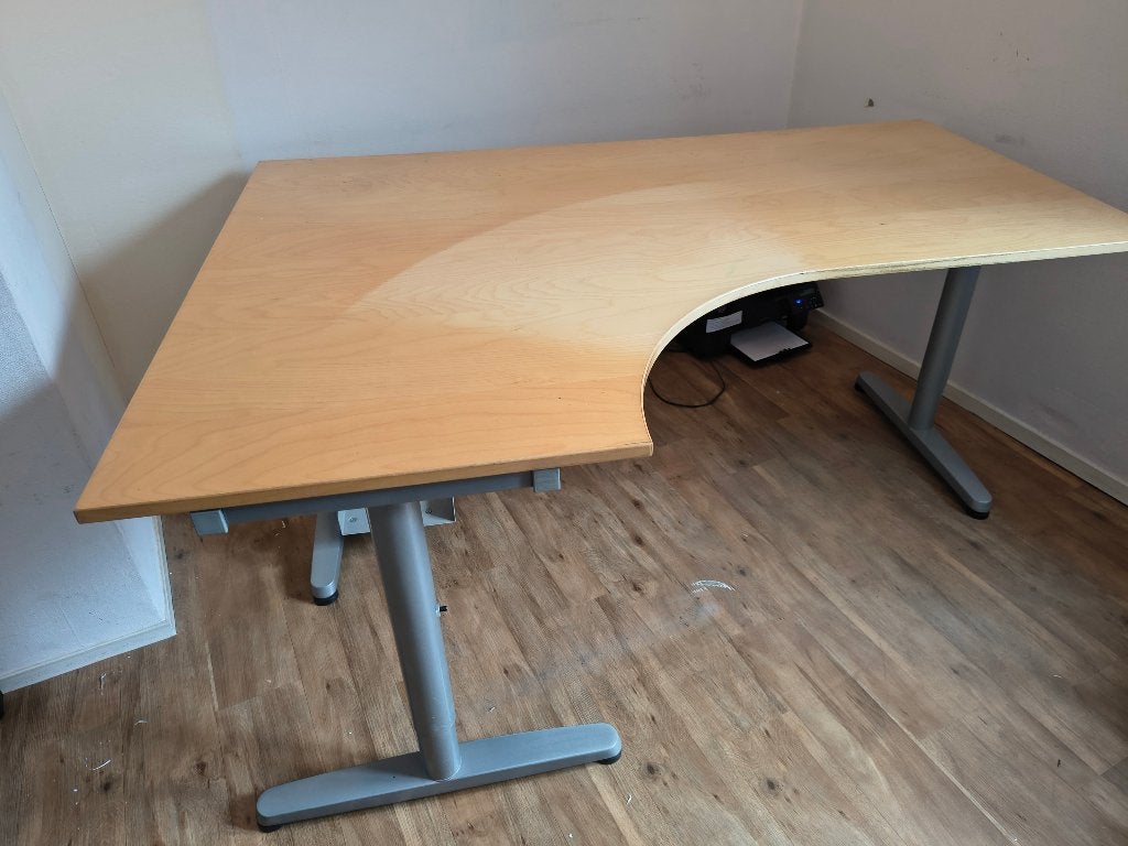 Bureau, Huis en Inrichting, Ophalen, Met lades, Gebruikt, Hout