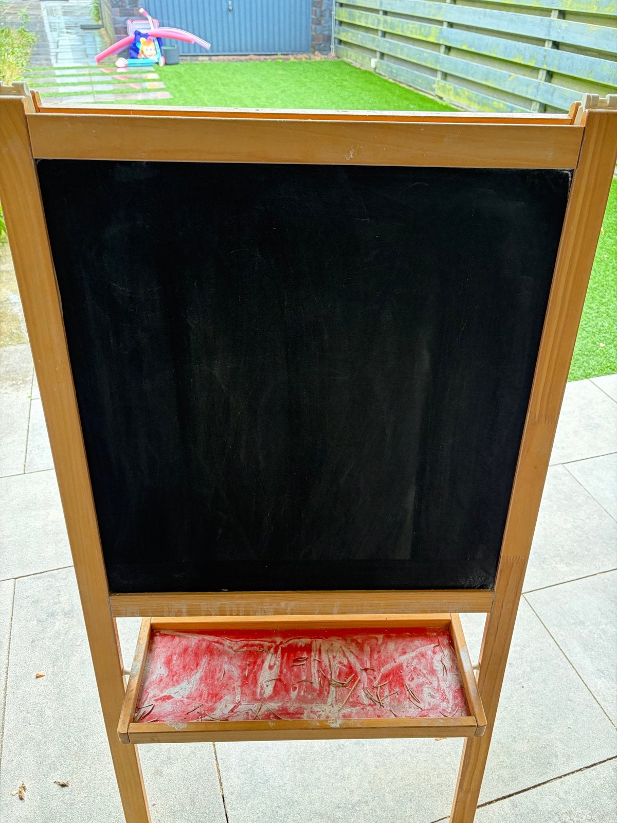 Whiteboard Krijtbord met tekenvel, Ophalen of Verzenden