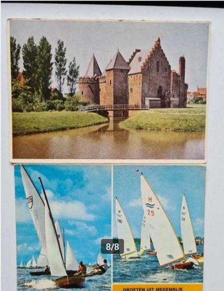 8 x IJmuiden, Haarlem, Egmond, Beverwijk, Medemblik, Ophalen of Verzenden, 1960 tot 1980, Noord-Holland