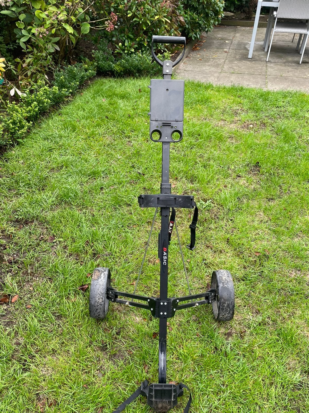 Golftrolley Golfkarretje, Sport en Fitness, Ophalen, Gebruikt, Golfkar
