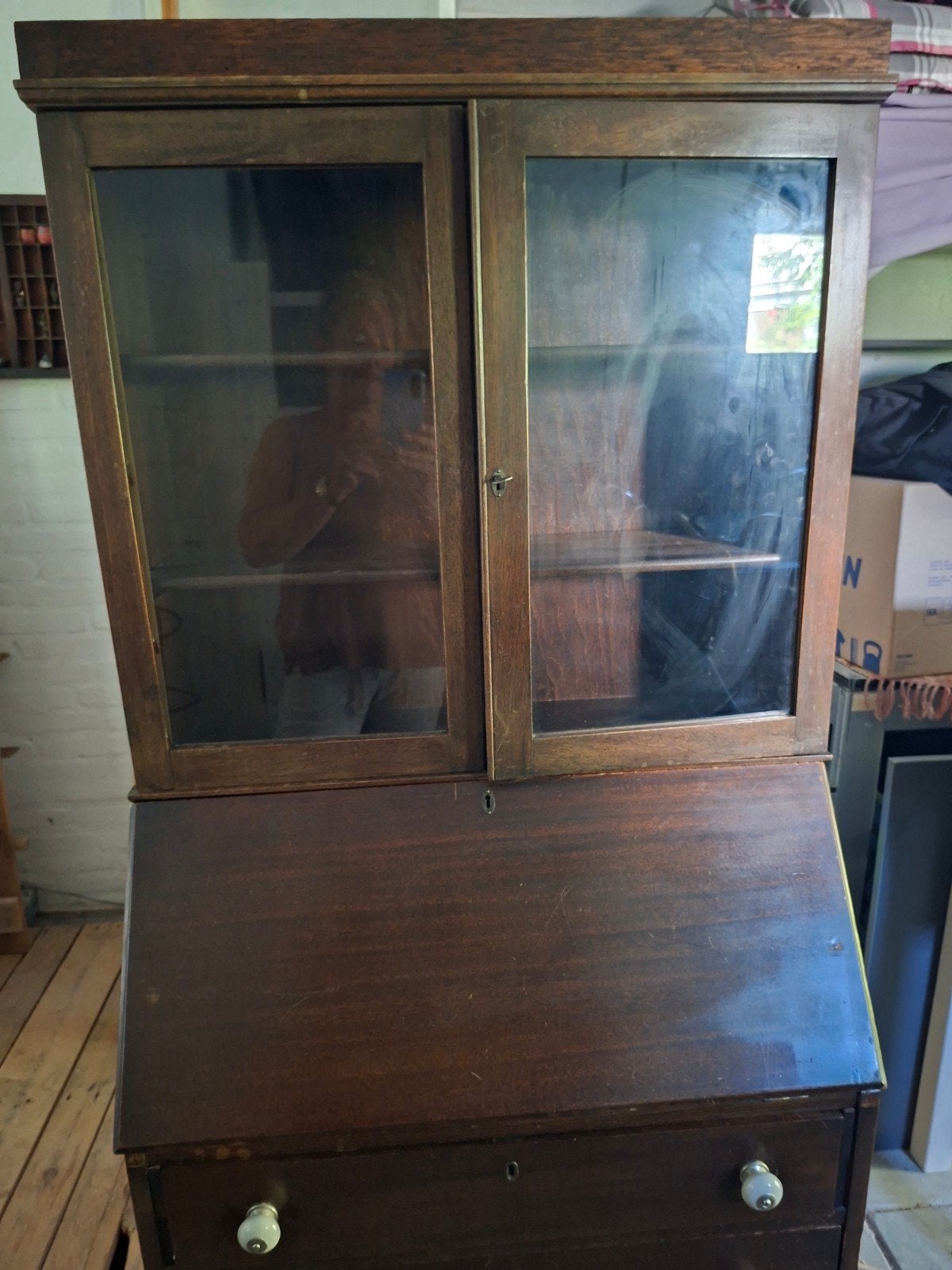 mooi smal retro bureau, Ophalen, Gebruikt