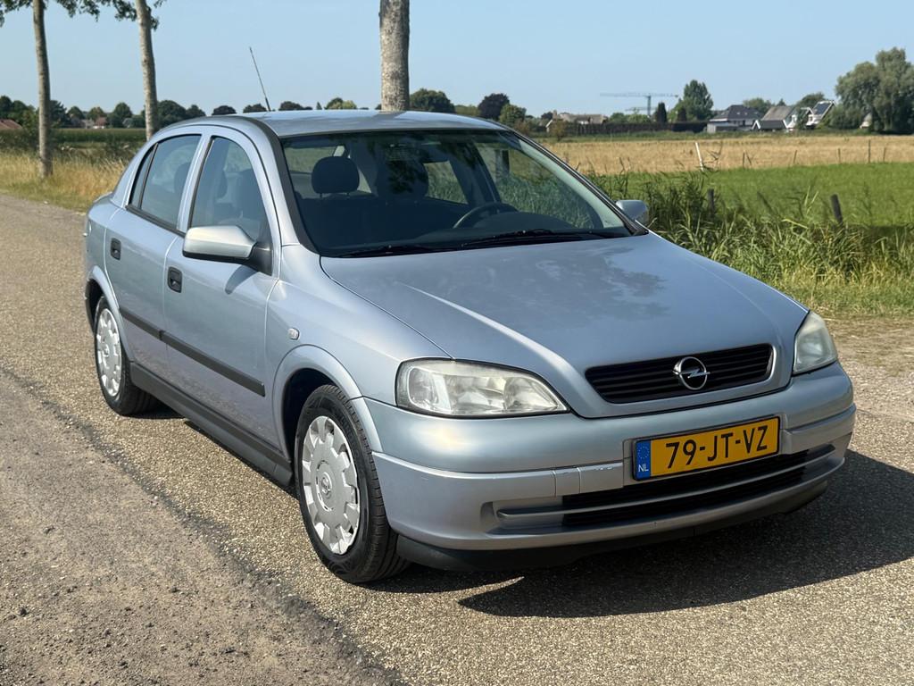 Opel Astra 1.6 Edition AUT APK 08-2026 Airco NAP, Auto's, Opel, Stof, Gebruikt, 4 cilinders, Origineel Nederlands