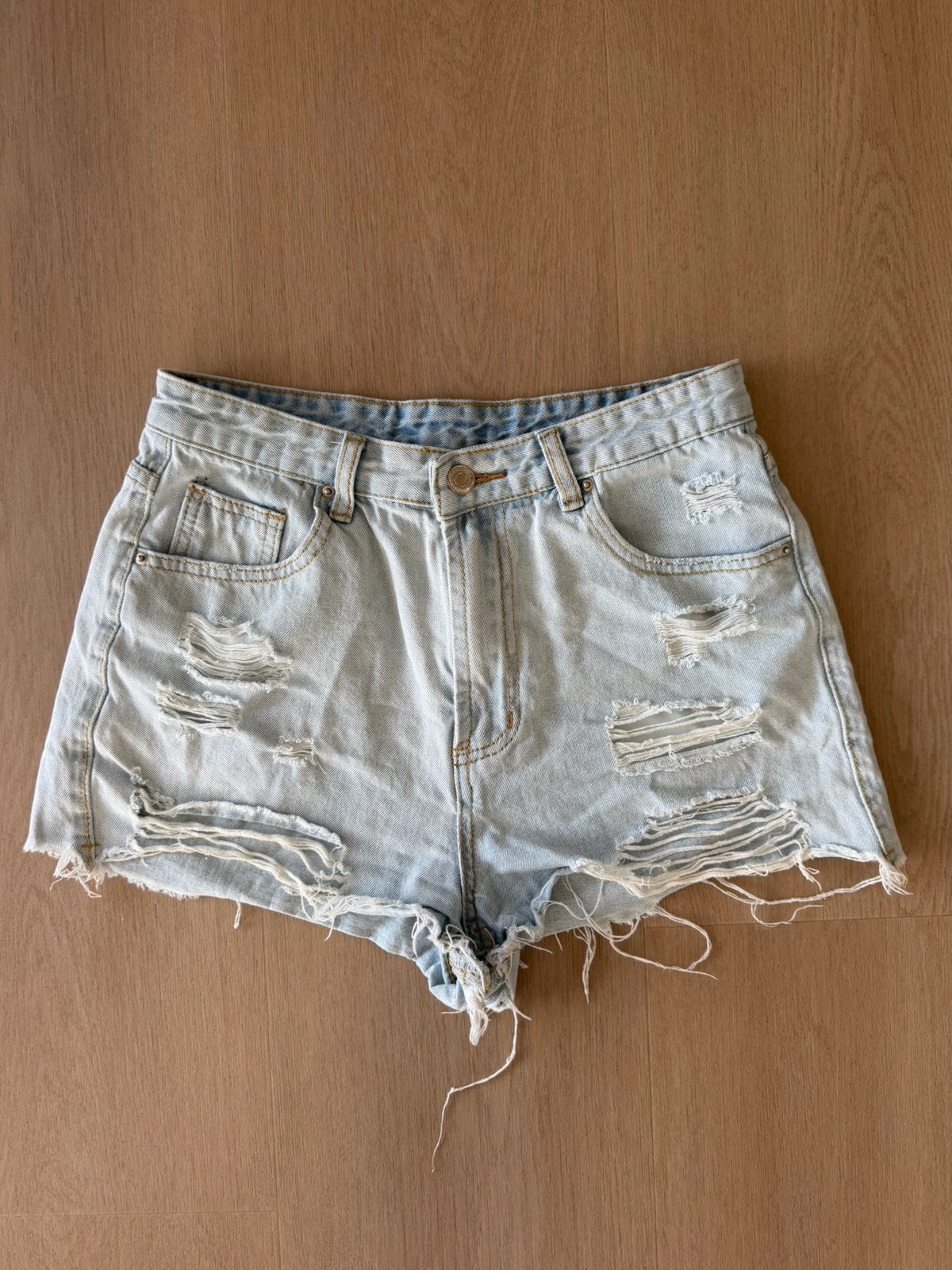 Spijkershort, Ophalen of Verzenden, Zo goed als nieuw, Blauw, W30 - W32 (confectie 38/40)