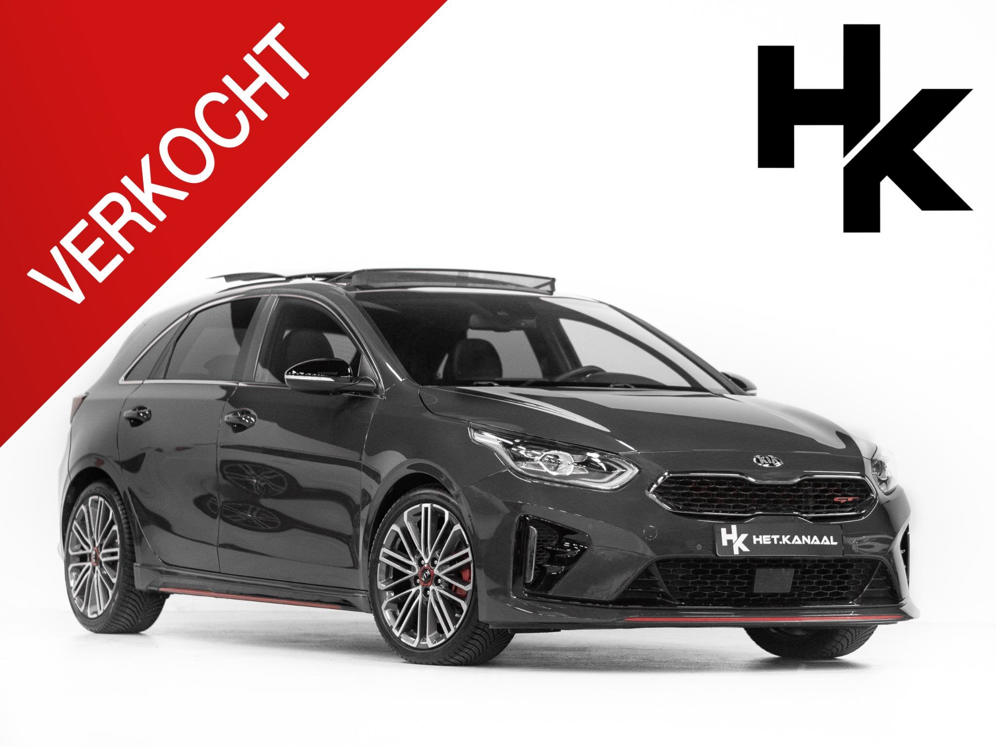 Kia Ceed 1.6 T-GDi GT Pano ACC Keyless JBL, Auto's, Gebruikt, 4 cilinders, Alcantara, Lane Keeping Assist