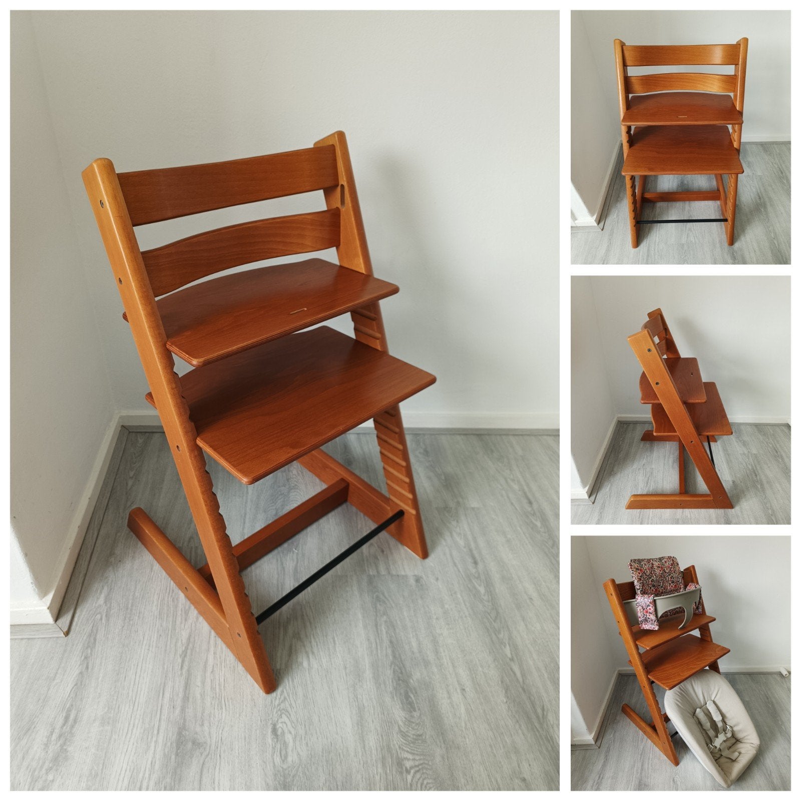 ZGAN! Stokke Tripp Trapp nieuw model evt.babyset, newbornset, Kinderen en Baby's, Kinderstoelen, Zo goed als nieuw, Meegroeistoel