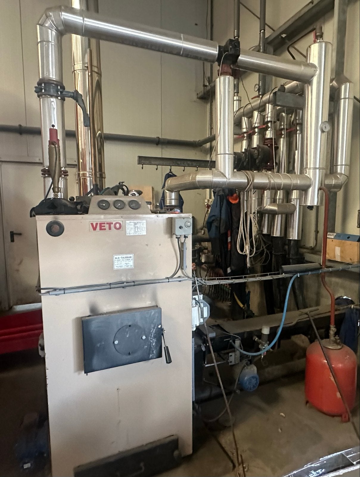 Complete Ala-Talkkari VETO 120 biomassa installatie 120kw, Ophalen