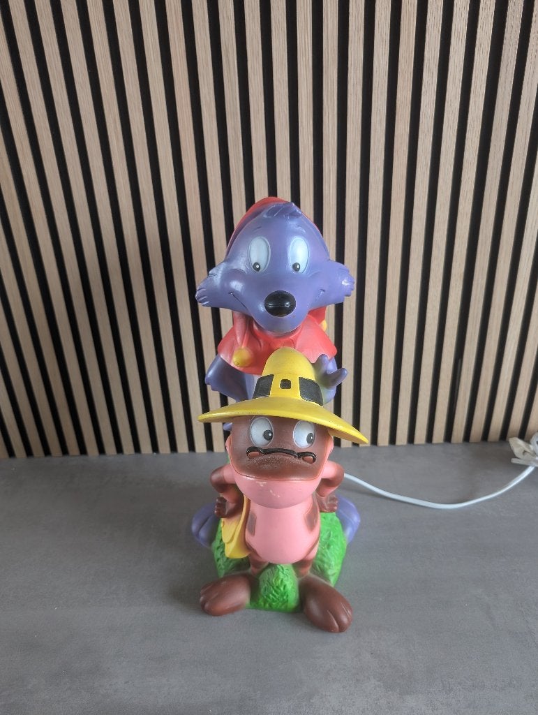 Zeldzame officiële SimsalaGrimm lamp Yoyo & Doc Croc 37 cm, Ophalen of Verzenden, Huis en Inrichting