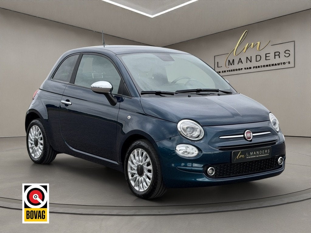 Fiat 500 1.0 Hybrid Dolcevita 2024 BLAUW | Apple CarPlay | A, Keurmerk '100% Onderhouden', 12 maanden, Stof, Gebruikt