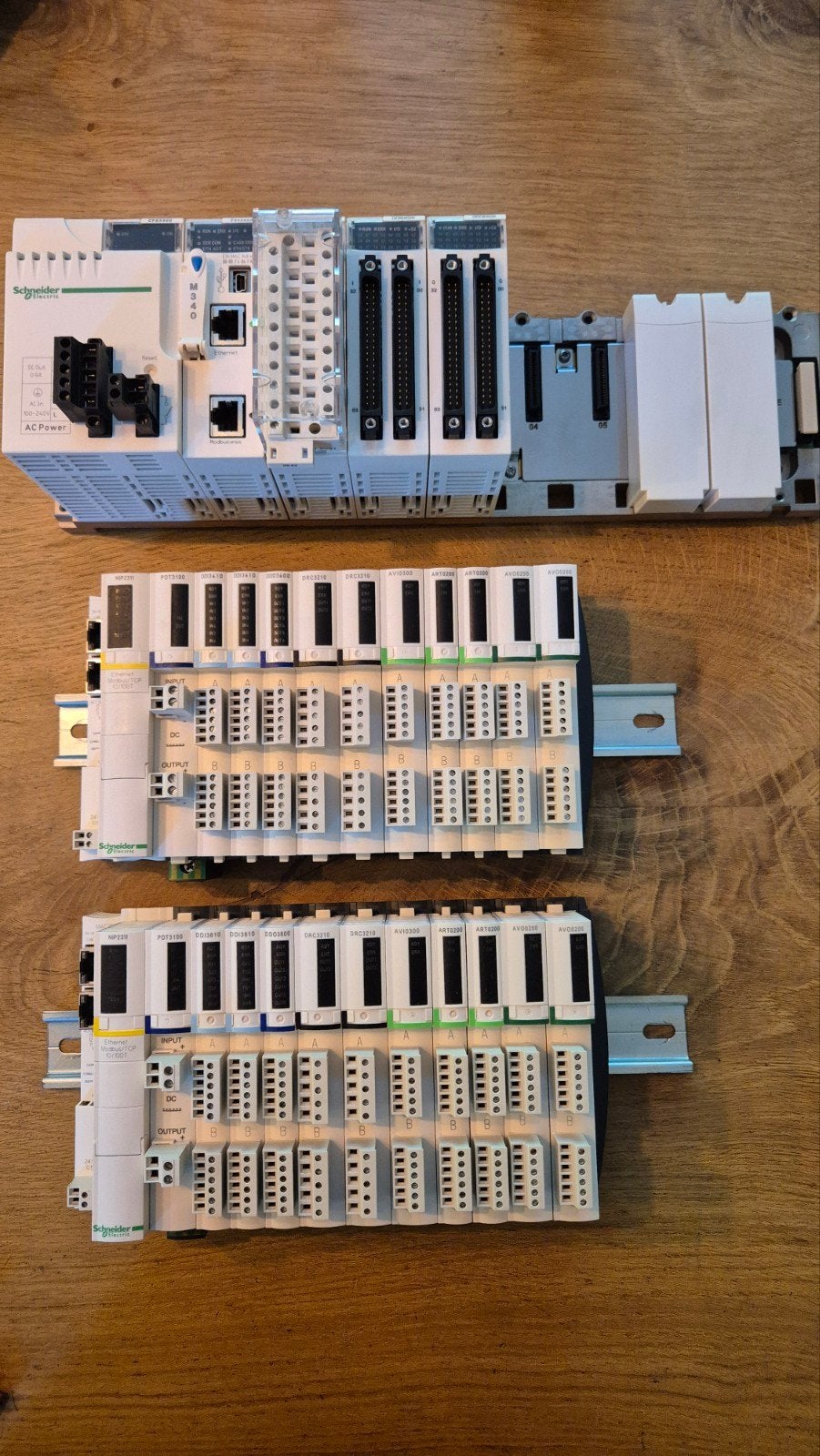 Schneider Electric Modicon M340 & Advantys STB PLC-set, Ophalen of Verzenden, Zo goed als nieuw