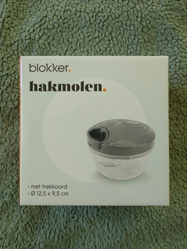 Hakmolen met trekkoord, Minder dan 1 liter, Ophalen of Verzenden, Nieuw