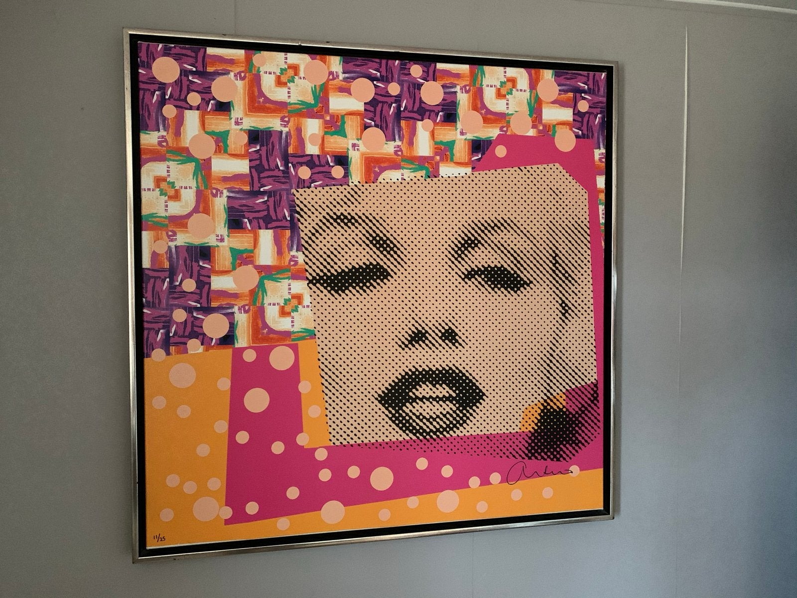 Arturo - Marilyn Monroe - Piezografiedruk - 100x100 cm, Antiek en Kunst, Ophalen