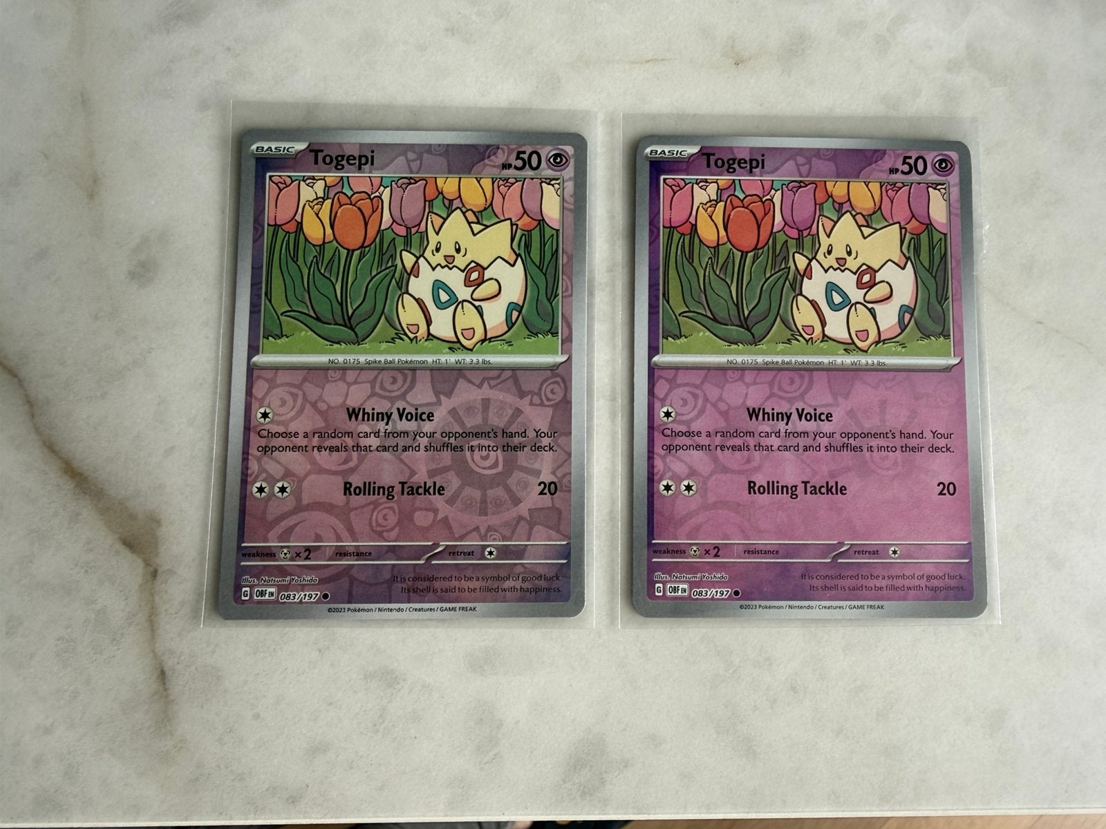 Togepi Misprint Error Kaart, Hobby en Vrije tijd, Verzamelkaartspellen | Pokémon, Ophalen of Verzenden, Zo goed als nieuw