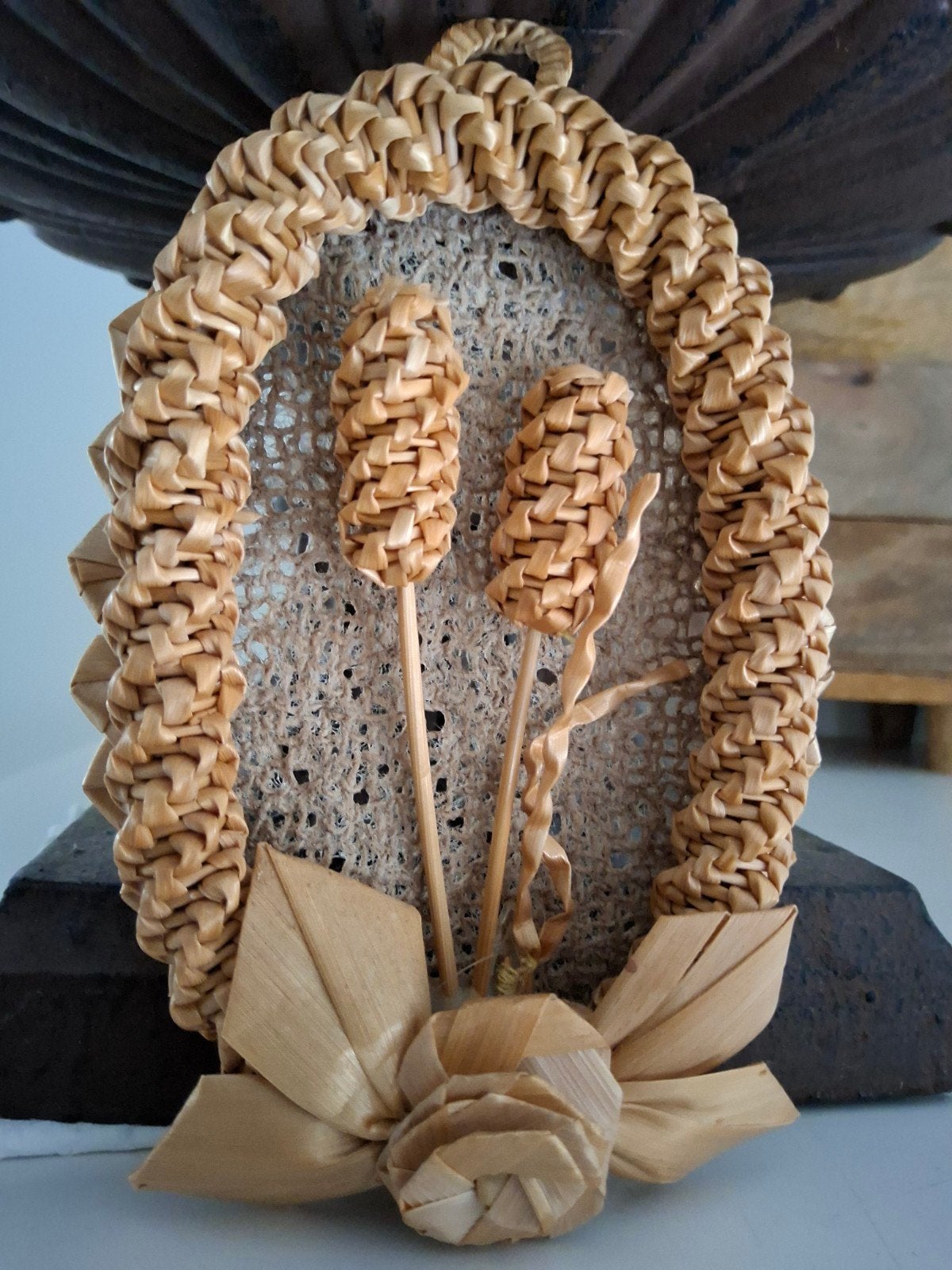 Handgemaakte rieten decoratie - Uniek en sfeervol, Ophalen of Verzenden