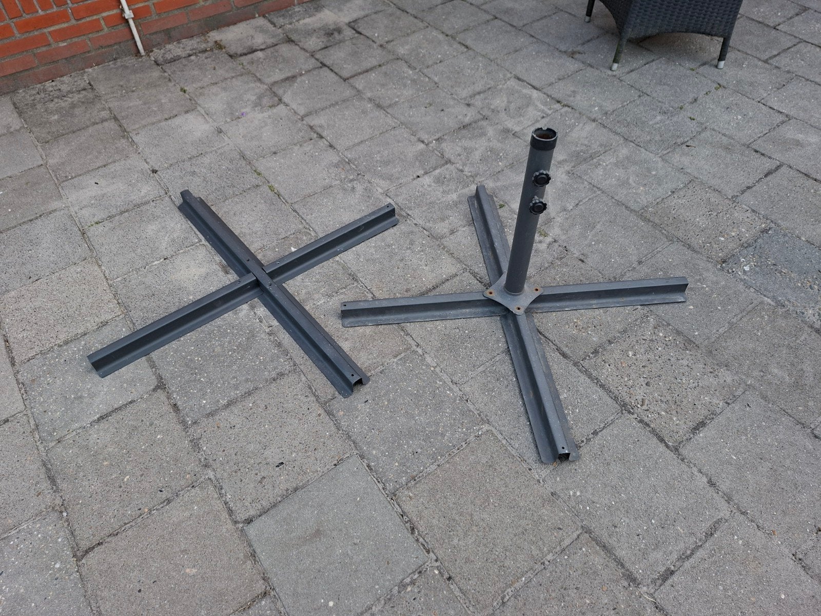 Parasolvoet, Ophalen, Gebruikt, Minder dan 1 meter, Parasolvoet