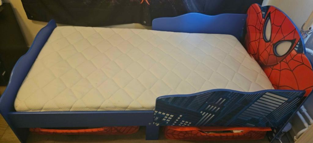 Peuter bed+ matras, Ophalen, 140 tot 160 cm, 70 tot 85 cm, Matras