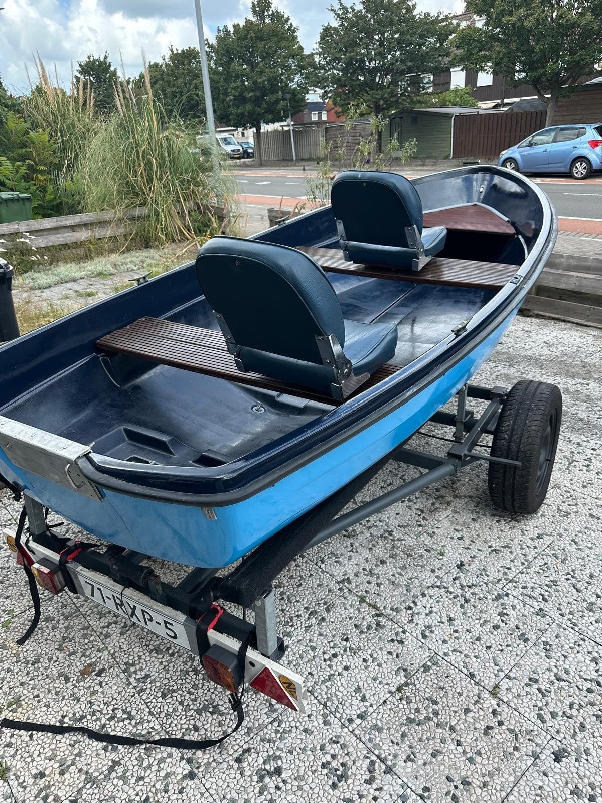 Theri 3.85 met Yamaha 6pk 2-cilinder four stroke  2 trailers, Overige merken, Buitenboordmotor, Trailer, Zo goed als nieuw