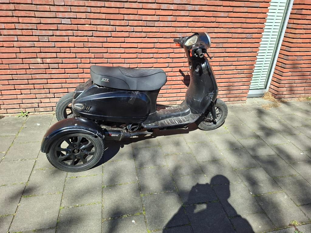 Ripco Retro 4 takt driewiel scooter | rijbewijs vrij, Overige merken, Gebruikt, Ophalen of Verzenden, Benzine